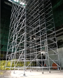 Multi-Purpose <strong>Aluminum</strong> Mobile Scaffold Tower Large <strong>Work</strong> <strong>Platform</strong> 1350mm, Industrial Access System for Building Facades - Product Image 6