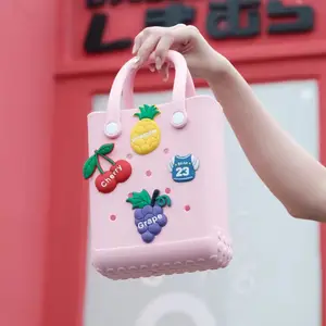 2023 Nieuwe Eva Tote Winkelmand Waterdichte Zomer Rubber Siliconen Tas Vrouwen Eva Plastic Bogg Strand Draagtas