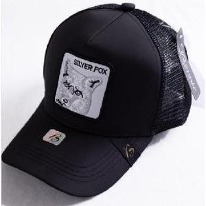 Casquette de camionneur Silver.Fox, 6 panneaux en maille, réglable, respirante, style streetwear printemps/été - Product Image 1