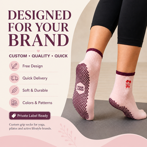 <span class=keywords><strong>Calcetines</strong></span> de Yoga Personalizados con Bordado, <span class=keywords><strong>Calcetines</strong></span> de Pilates Antideslizantes para <span class=keywords><strong>Mujer</strong></span>, Transpirables y Cómodos, con Logotipo Personalizado, <span class=keywords><strong>Calcetines</strong></span> de Fitness - Product Image 1