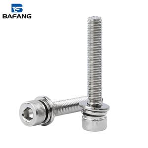 M2.5 M3 M4 M5 M6 304 parafusos de aço inoxidável da máquina do parafuso do A2-70 Grade com o sistema ROHS da medida da polegada certificado - Product Image 1