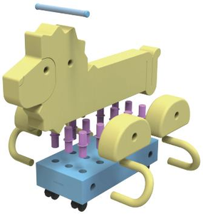 บล็อกโฟม<span class=keywords><strong>จั</strong></span><span class=keywords><strong>ม</strong></span><span class=keywords><strong>โบ้</strong></span> ของเล่นเด็กแบบขี่ได้ ชุดตัวต่อรูปสัตว์ <span class=keywords><strong>รถ</strong></span>ยนต์ ของเล่นเด็ก - Product Image 2