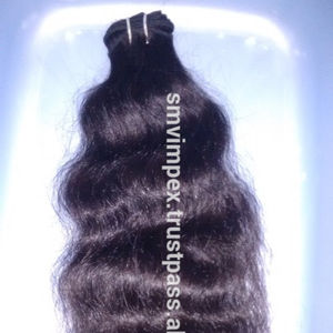 Cabello real remy ondulado sin procesar, tejido Pelo indio virgen de alta calidad, cabello humano Natural 100% virgen Original tejido - Product Image 2