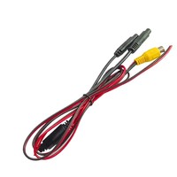 Caméra de recul pour voiture avec écran de transmission, résolution 720P, gaine en PVC, câble AV de 1 m et connecteurs femelle-femelle