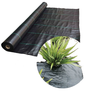 Alfombrilla de control de tela de malezas para cubierta de suelo más vendida Servicio de procesamiento de corte personalizado Tipo de modelado de dibujo de plástico - Product Image 1