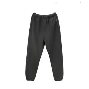 Pantalones de chándal de algodón Premium Logotipo personalizable Cintura Algodón Waffle Oversized Baggy Jogger Streetwear Pantalones acampanados Hombres - Product Image 4