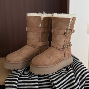 Botas Uggs de Alta Calidad 2026 para Mujer, Botas de Invierno Cómodas y Cálidas, Antideslizantes, de Piel de Oveja Genuina, Botas Altas hasta el Muslo - Product Image 3