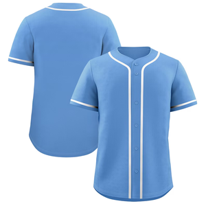 Maillot de baseball personnalisé vierge – Maillot de sport uni pour homme et femme – Uniforme d'équipe prêt à personnaliser – Idéal pour mariage et saison des diplômes - Product Image 1