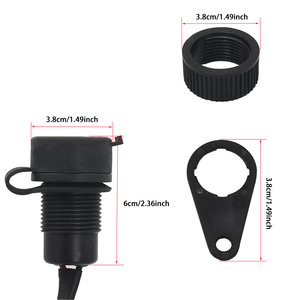 Adaptateur de prise de chargeur USB double pour moto, modification de prise d'alimentation USB pour <span class=keywords><strong>MT</strong></span>-07 <span class=keywords><strong>MT</strong></span>-<span class=keywords><strong>09</strong></span> 2018 à <span class=keywords><strong>2020</strong></span> - Product Image 2