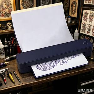   Impresora térmica inalámbrica sin tinta, compatible con papel tamaño carta estadounidense y A4, compatible con IOS, Android, PC para viajes, color negro - Product Image 1