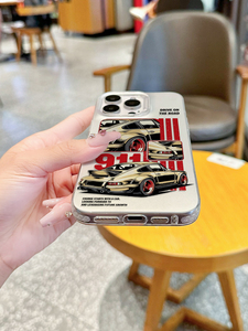 Coque de téléphone Vintage Sports Car 911, Housse IMD Style Course Rétro pour <span class=keywords><strong>iPhone</strong></span> 17/16/15/14 Pro Max, Accessoires Mobiles - Product Image 4