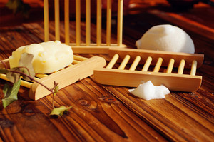 <span class=keywords><strong>Porte</strong></span>-<span class=keywords><strong>savon</strong></span> en bambou avec Logo personnalisé, Simple, créatif et antidérapant, pour salle de bain et douche - Product Image 2