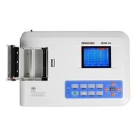 Vente flash : Électrocardiographe médical 12 dérivations, 3 canaux, numérique, portable, vétérinaire, appareil ECG/EKG