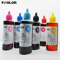 Kit d'encre de recharge universel FCOLOR 100 ml, encre à colorant compatible avec les imprimantes HP, Canon, Brother, Epson, tous modèles