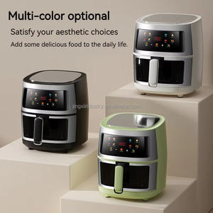 Friteuse à air numérique en acier inoxydable avec fenêtre transparente, capacité de 8 L, surveillez la cuisson de vos aliments en temps réel pour un usage domestique et hôtelier - Product Image 2