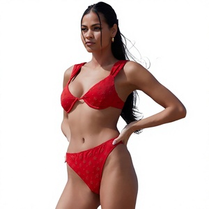 Conjunto de Bikini de Dos Piezas para Niñas, Hecho a Mano, Sostenible, de Alta Calidad, con Perlas, 2026 |   Ropa de Playa Ecológica, Elegante y Sexy - Product Image 1