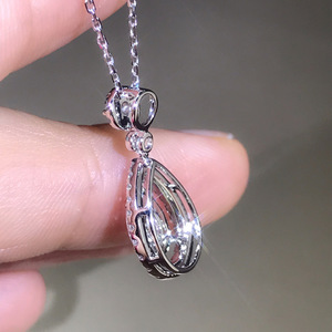 Collar de lágrima para mujer, joyería sencilla y moderna, regalo para uso diario - Product Image 4