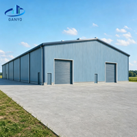 Bâtiment d'entrepôt en structure acier sur mesure, hangar industriel préfabriqué à ossature portique, fournisseur OEM