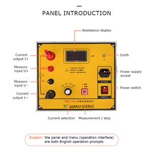 KDHL-200A penguji resistensi <span class=keywords><strong>Loop</strong></span> Digital, alat penguji resistensi <span class=keywords><strong>Loop</strong></span> mikro kelas laboratorium dengan layar LCD - Product Image 2