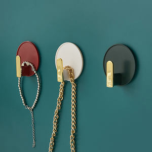 Crochet à poinçons sans poinçon en plastique, décoration <span class=keywords><strong>murale</strong></span> de salle de bain nordique, rangement de finition <span class=keywords><strong>murale</strong></span> - Product Image 3