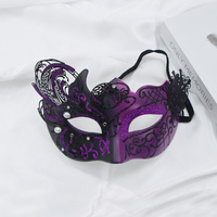 Nouvelle Arrivée Masque Demi-Visage Peint Vintage Lago des Cygnes, Masques de Déguisement, Décorations de Festival, Masque de Fête