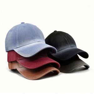 Gorra de Béisbol Deportiva Unisex Vintage de Algodón con Efecto Desgastado, Ajustable, Estilo Trucker, para las Cuatro Estaciones, Venta al por Mayor - Product Image 2