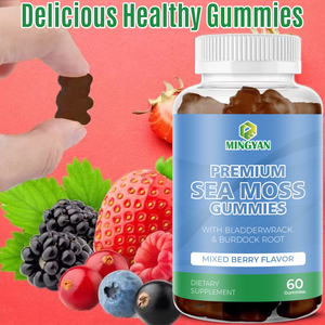 Gomitas de Musgo Marino OEM/ODM con Alga Marina y Raíz de Bardana, 102 Minerales, Gomitas Veganas para el Apoyo de la Tiroides, la Salud Inmunológica y la Desintoxicación - Product Image 2