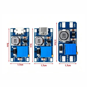 Módulo Elevador de Voltaje Ajustable DC-DC MT3608 2A con Micro USB, de 2V-24V a 5V 9V 12V 28V SX1308 2A - Product Image 1