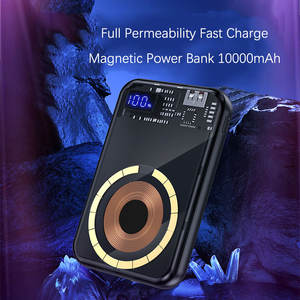 Trending Mini Slim Power Bank Wireless magnetico di alta qualità caricabatterie Wireless da 10000mah Power Bank a ricarica rapida - Product Image 5