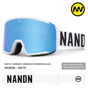 Lunettes de <span class=keywords><strong>ski</strong></span> professionnelles UV400 avec lunettes de <span class=keywords><strong>ski</strong></span> à lentille anti-buée double couche pour hommes et femmes lunettes de neige et casque - Product Image 2