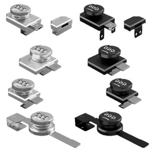 Cerradura para muebles, cerradura de combinación de vidrio, aleación de zinc, sin llave, diseño minimalista, fácil instalación para gabinetes, muebles de oficina - Product Image 1