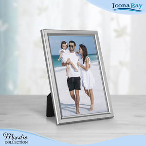 Hot Selling Modern 5X7 Certificate Art <b>Frames</b> PS Silver <b>Plastic</b> <b>Picture</b> <b>Frames</b> with Wood for Home Decorations - Product Image 6