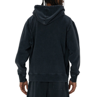 Nouveau sweat-shirt à capuche ample en coton 100% pour homme, style vintage, lavage lourd, sans fermeture éclair, avec logos brodés, toucher doux et populaire