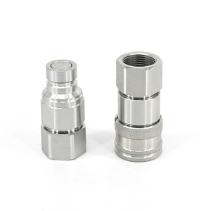 Nouvelle raccord rapide <span class=keywords><strong>hydraulique</strong></span> à face plate sans fuite ISO16028, raccord rapide haute pression robuste en acier au carbone - Product Image 6