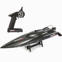 FT011 Lancha RC Grande sin Escobillas de Alta Velocidad, 50KM/H, Refrigerada por Agua, Antivuelco, Modelo de Lancha Eléctrica de Carreras
