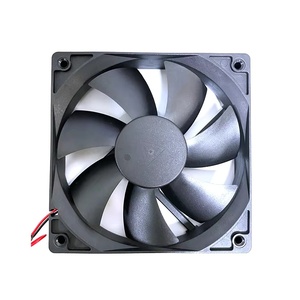 พัดลมระบายความร้อนแบบแกนขนาด 120x120x25 มม. 12V DC สำหรับวงจรเสียง อุปกรณ์สำรองไฟ (UPS) และอินเวอร์เตอร์  แบบกำหนดเองสำหรับอุตสาหกรรม เสียงรบกวนต่ำ - Product Image 3