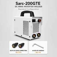 Soudeuse à l'arc numérique Sarc 200GTE DC Stick Inverter 220V portable pour la réparation à domicile et la construction