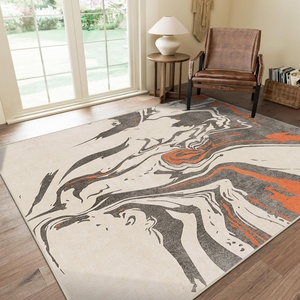 <span class=keywords><strong>Tapis</strong></span> moderne abstrait en polyester <span class=keywords><strong>tressé</strong></span> imitation cachemire, lavable en machine, avec support antidérapant en TPR, grand <span class=keywords><strong>tapis</strong></span> pour salon - Product Image 4