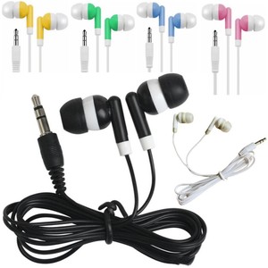 <span class=keywords><strong>Auricolari</strong></span> Cablati Monouso da 3,5mm per Compagnie Aeree, Economici, Promozionali, per Guide Turistiche - Product Image 3