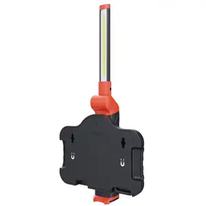 Lâmpada de inspeção flexível LED COB Lanterna magnética recarregável sem fio para trabalho