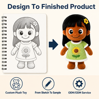 Peluche Mascotte Unisexe Personnalisée Mignonne Tournesol, Douce et Rembourrée en Coton PP, 11-30CM, pour Événement Promotionnel, Cadeau, Faible MOQ, OEM, ODM