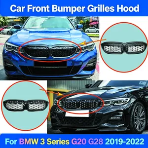 Rejillas Delanteras para Parachoques de Coche StarNav, para Serie 3 G20 G28 2019-2022, Protector de Rejilla Inferior, Accesorios de Auto, Tuning - Product Image 6