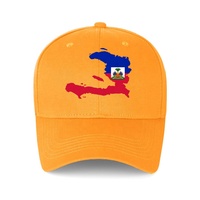 Yongnuoxin — chapeau de Baseball personnalisé, casquette ajustable, 100% coton, motif drapeau Haitian, vente en gros