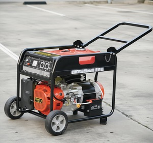 Generatore Portatile a Benzina <span class=keywords><strong>King</strong></span> 6KW / Motore a 4 Tempi EPA / Avviamento Elettrico e a Strappo / 50/60Hz / Per Agricoltura e Edilizia - Product Image 3