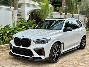 LD Style Real Carbon Fiber Front Lip Splitter <strong>Spoiler</strong> For BMW F95 X5M 2020-2022 - Product Image 2