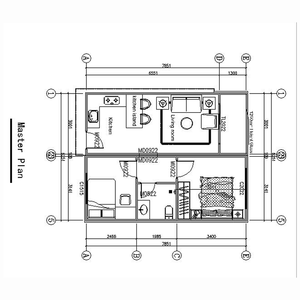 Venta de Fábrica: <span class=keywords><strong>Casa</strong></span> Modular de Acero Ligero con Certificación CE 54.42, Diseño Chino Impermeable, Ideal para Cocina de Hotel - Product Image 3