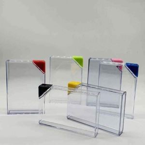 Creative Trendy Square Triangular Colorful Lid Food Safe Anti-Corrosion Coated Cup Transparent Flat <b>Drinkware</b> - Product Image 4