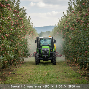 รถแทรกเตอร์ Farm MachineTT704 ขับเคลื่อน 4 ล้อ 540/720 PTO พร้อมอุปกรณ์ต่อพ่วงแบบ 3 จุด - Product Image 2