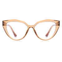 Modèle LS082 TR90 Lunettes de soleil œil de chat pour femme, verres anti-lumière bleue, montures optiques pour myopie, monture de lunettes transparente, lunettes pour femmes