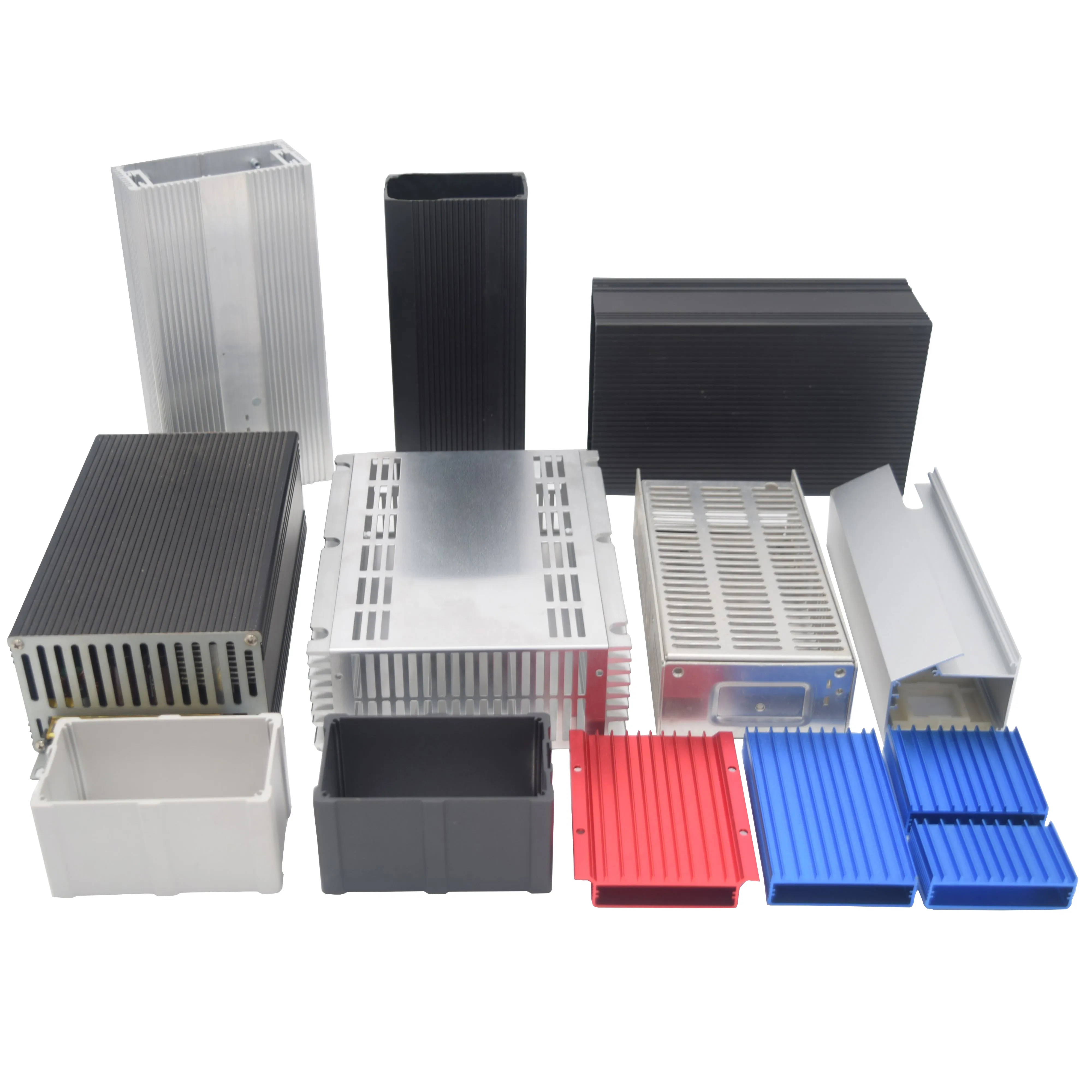 Aluminum Enclosure For Battery PCB Equipment Bluetooth Speaker Extruded Aluminum Box Enclosure Case Aluminum Assembled Box